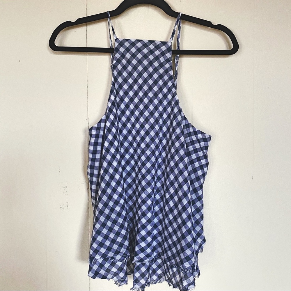 American Eagle Plaid Tank-Top